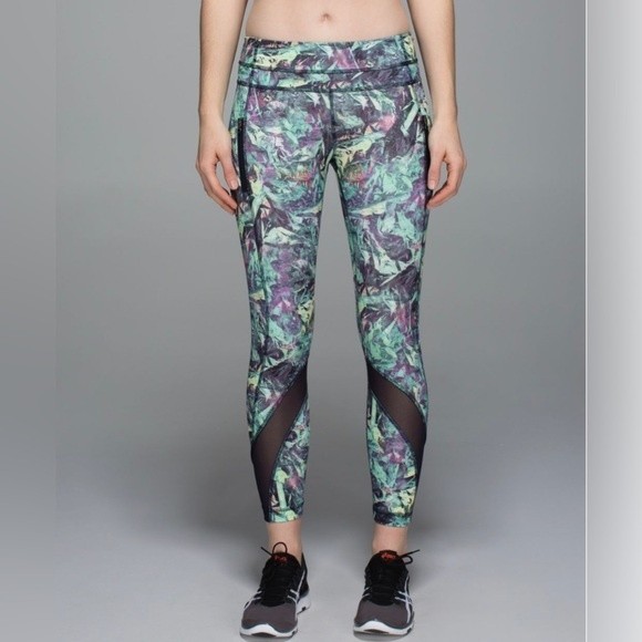 lululemon athletica Pants - Lululemon Inspire Tight II Full-On Luxtreme (Mesh) Leggings - Size 8